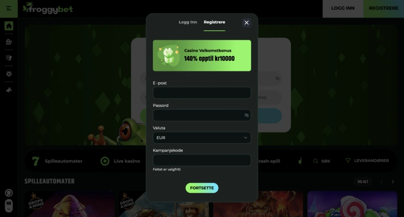 Froggybet Login
